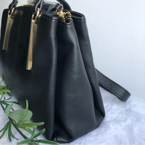 Alfani Moira Dome Satchel, Black, NWT - Picture 3 of 11